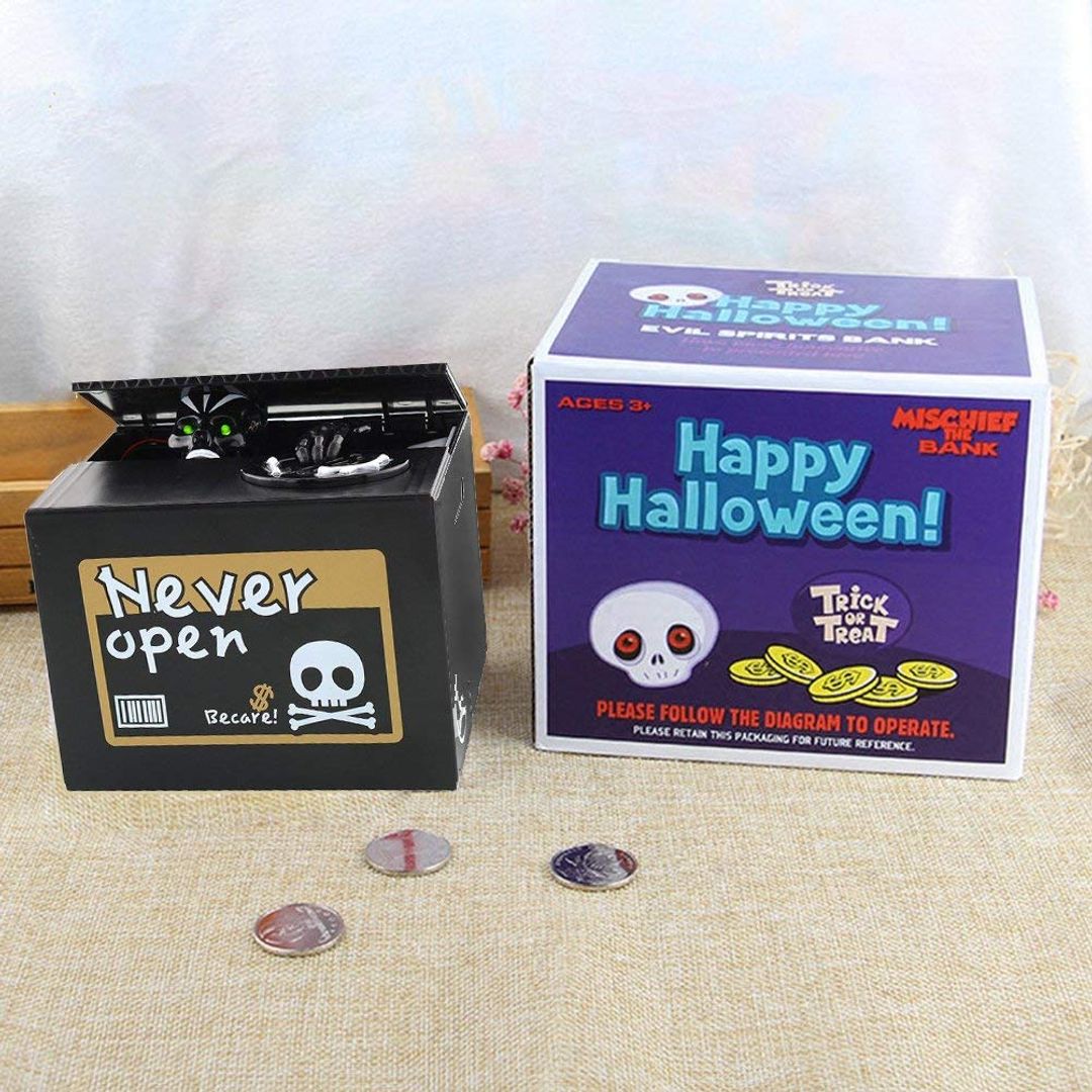 Копилка Скелет Воришка