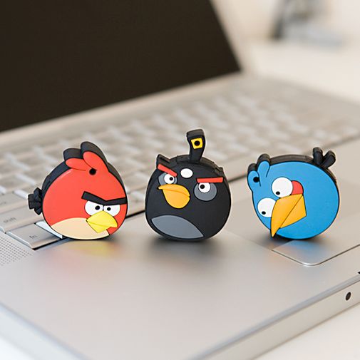 Флешка Angry Birds Синяя птичка 4 Гб Флешка Angry Birds Синяя птичка 4 Гб