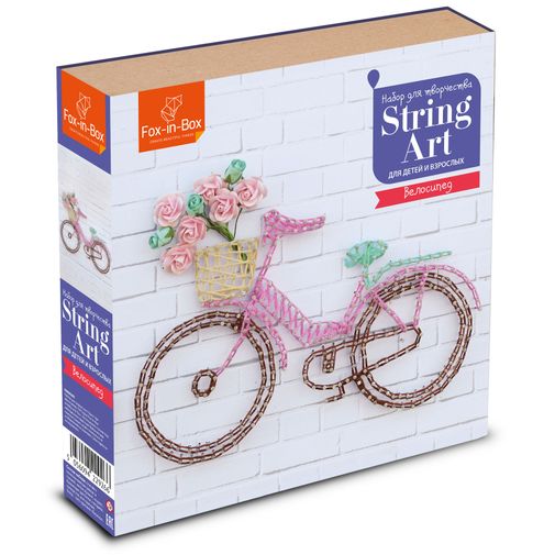 Набор для творчества Стринг Арт Велосипед Набор для творчества Стринг Арт Велосипед