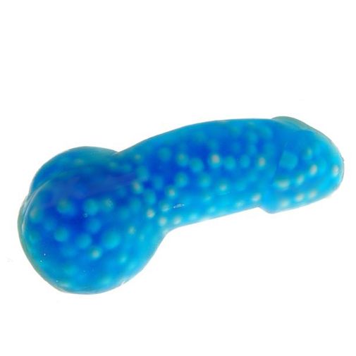 Резиновый членик Антистресс Синий