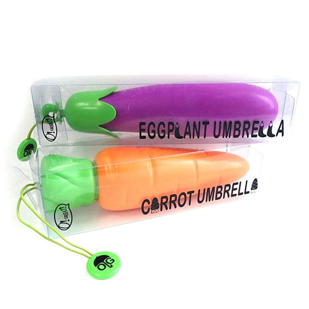 Зонт Морковь Carrot Umbrella В упаковке с Зонтом Баклажан Eggplant Umbrella Зонт Морковь Carrot Umbrella В упаковке с Зонтом Баклажан Eggplant Umbrella