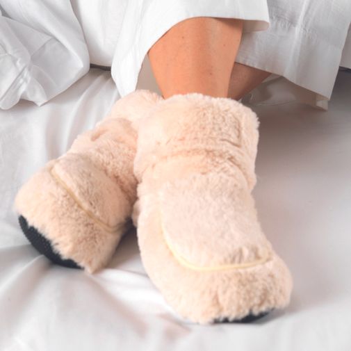 Сапожки-грелки (бежевые)