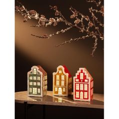 Домик с подсветкой Aulum из коллекции New Year Essential, 16 см