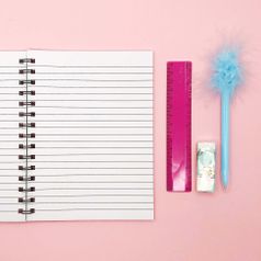 Канцелярский набор Лама Pink lama
