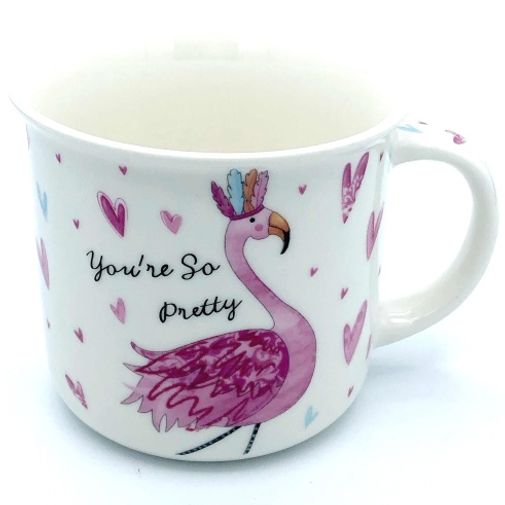 Кружка в подарочной упаковке Фламинго