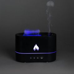Увлажнитель-ароматизатор пламя Fuego (Черный)