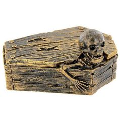 Пепельница Гроб со скелетом