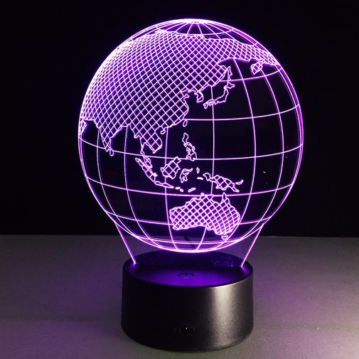 3D Лампа Глобус 3D Лампа Глобус