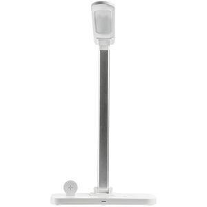 Настольная лампа с беспроводной зарядкой Power Light (белый)