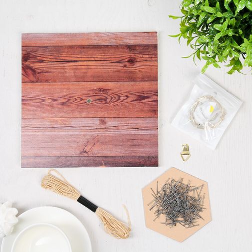 Набор для творчества Стринг Арт с гирляндой Олень Набор для творчества Стринг Арт с гирляндой Олень