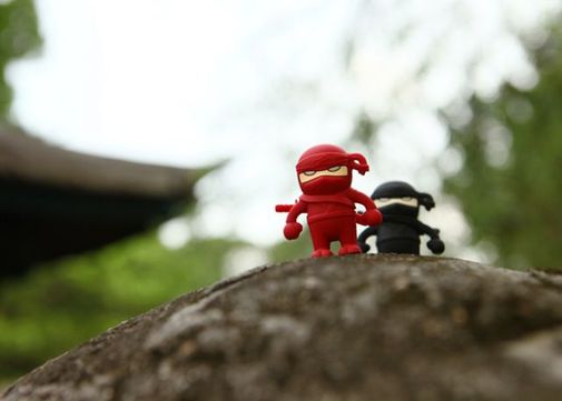 Флешка Ниндзя Красный 4 Гб Флешка Ниндзя Красный 4 Гб