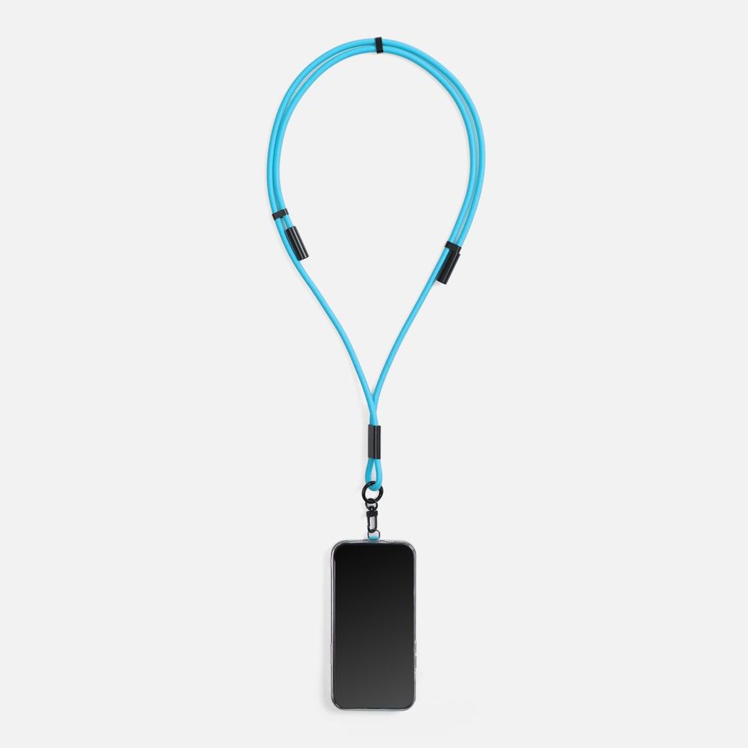 Кабель-ланьярд energyFlex Power Delivery 60 Вт (голубой)