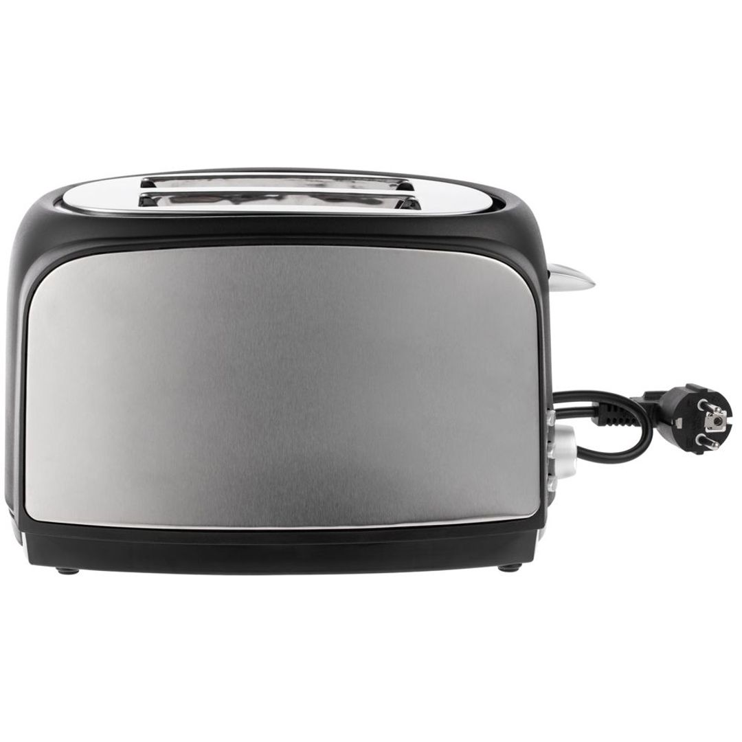 Электрический тостер Postre (серебристо-черный)