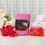 Подарочный набор Счастье рядом (мыльные розы, мыло, полотенце)