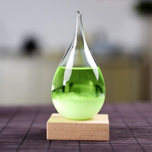 Предсказатель погоды Storm Glass Drop с подсветкой