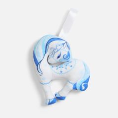 Мягкая игрушка-подвеска Снежка