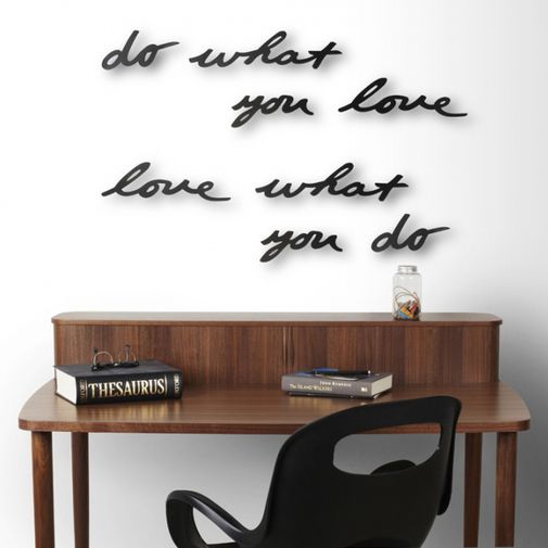 Надпись на стену Do what you love