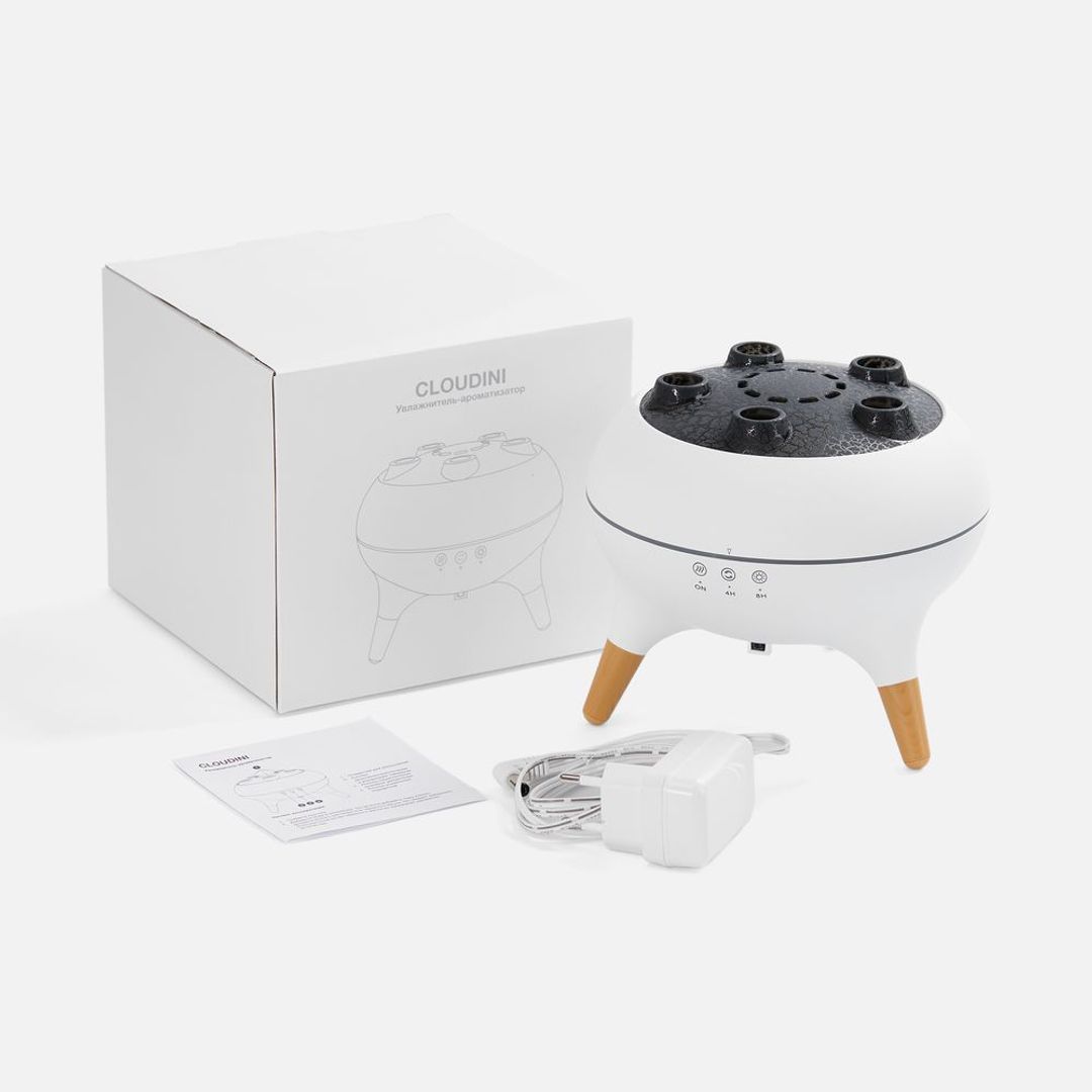 Увлажнитель-ароматизатор Cloudini (белый)