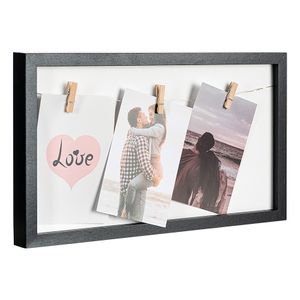 Рамка для фотографий с подсветкой Everyday (22х38 см, черная)