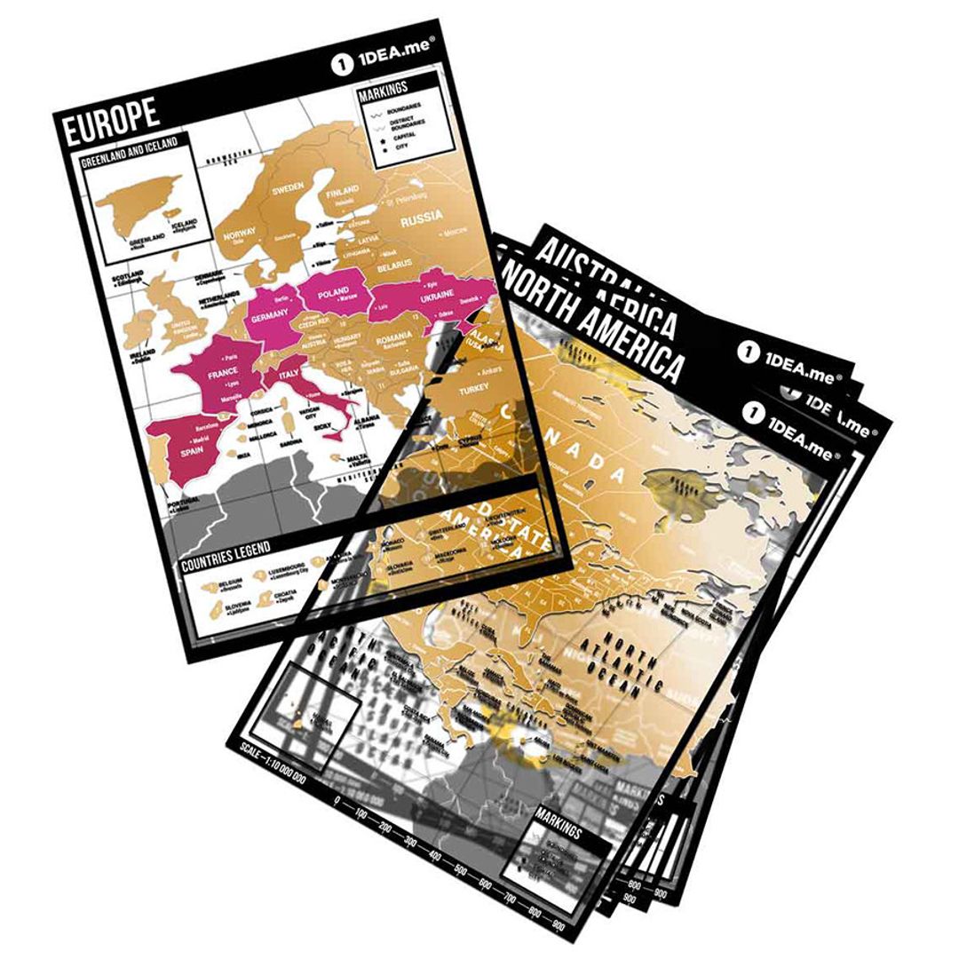 Тетрадь путешествий Travel Map Book