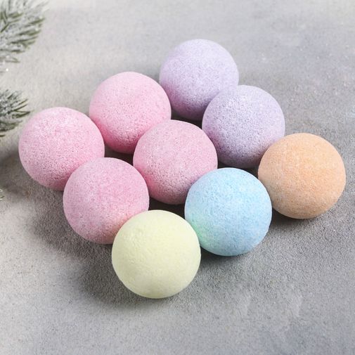 Набор бомбочек для ванной Счастья в Новом году (9 шт) Набор бомбочек для ванной Счастья в Новом году (9 шт)