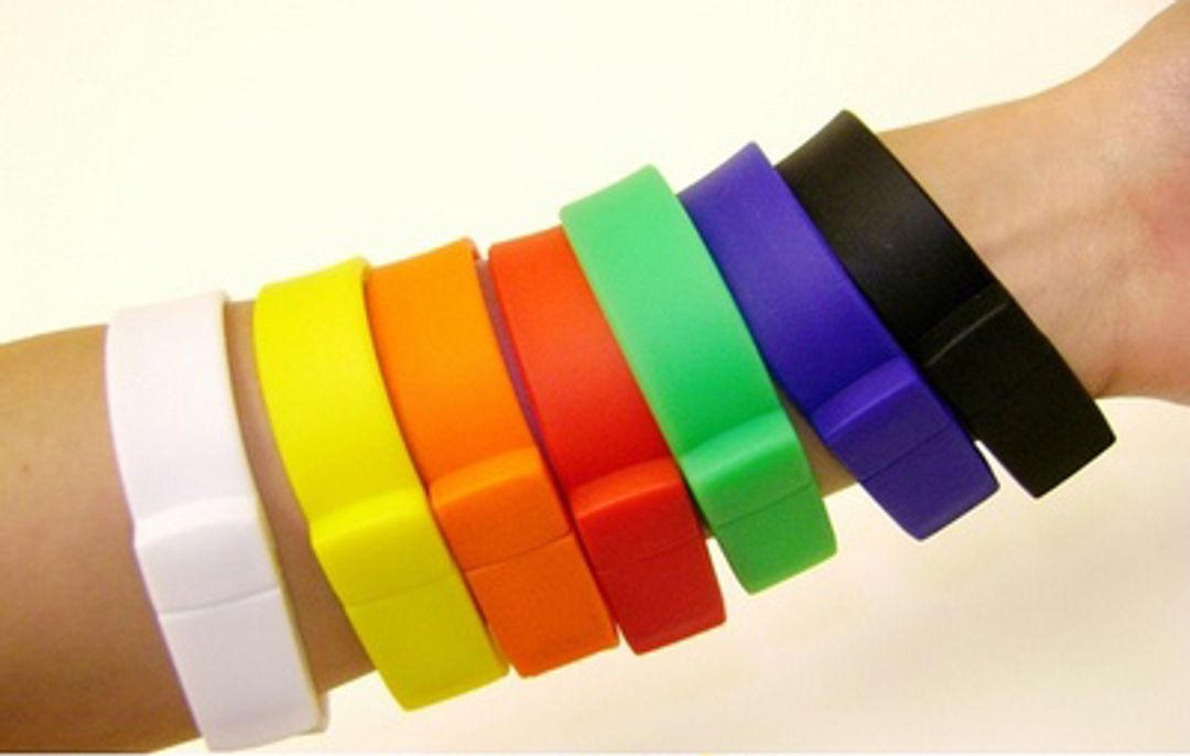 Флешка Браслет Желтый 4 Гб Флешка Браслет Желтый 4 Гб