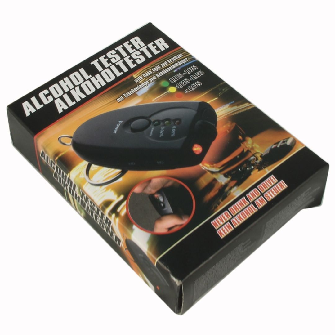 Брелок-алкотестер Трезвый водитель Упаковка