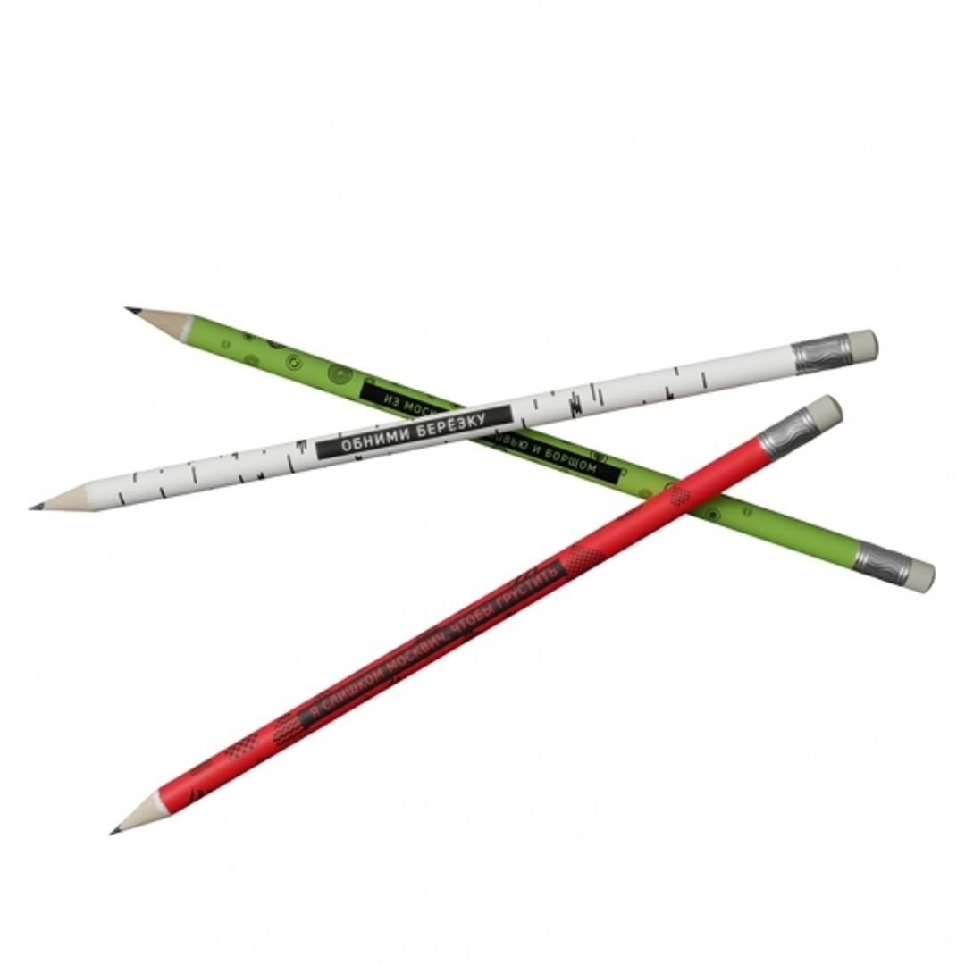 Карандаш Из Москвы с любовью и борщом