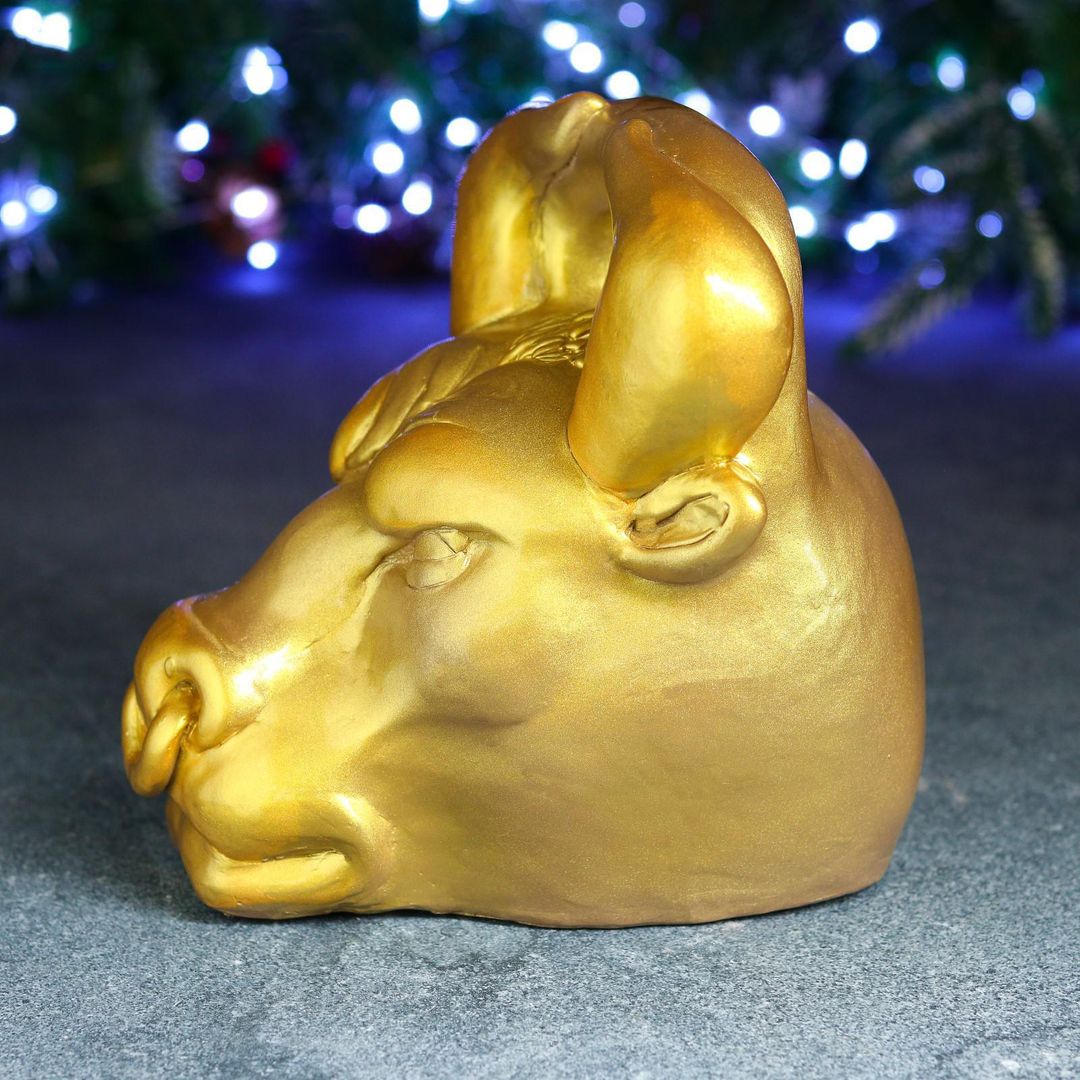 Копилка Бык гиря Копилка Бык гиря