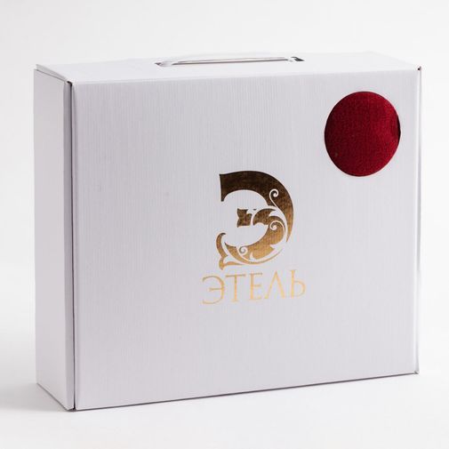 Плед с рукавами Этель Бордовый