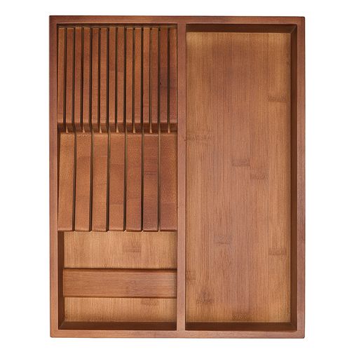 Органайзер для столовых приборов с держателем для ножей Bambox (30х38 см) Органайзер для столовых приборов с держателем для ножей Bambox (30х38 см)