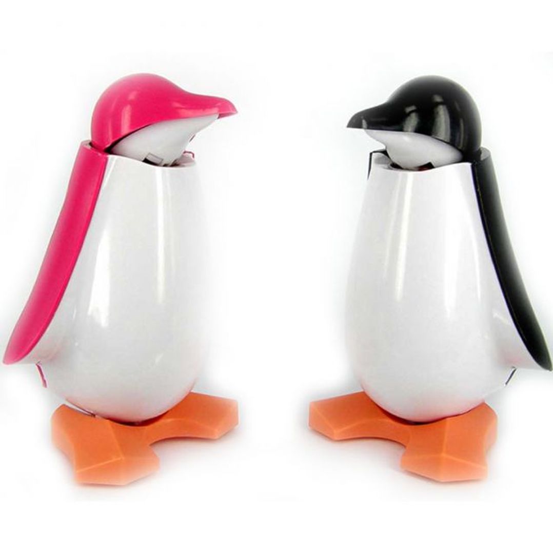 Копилка Пингвин (Черный и розовый)