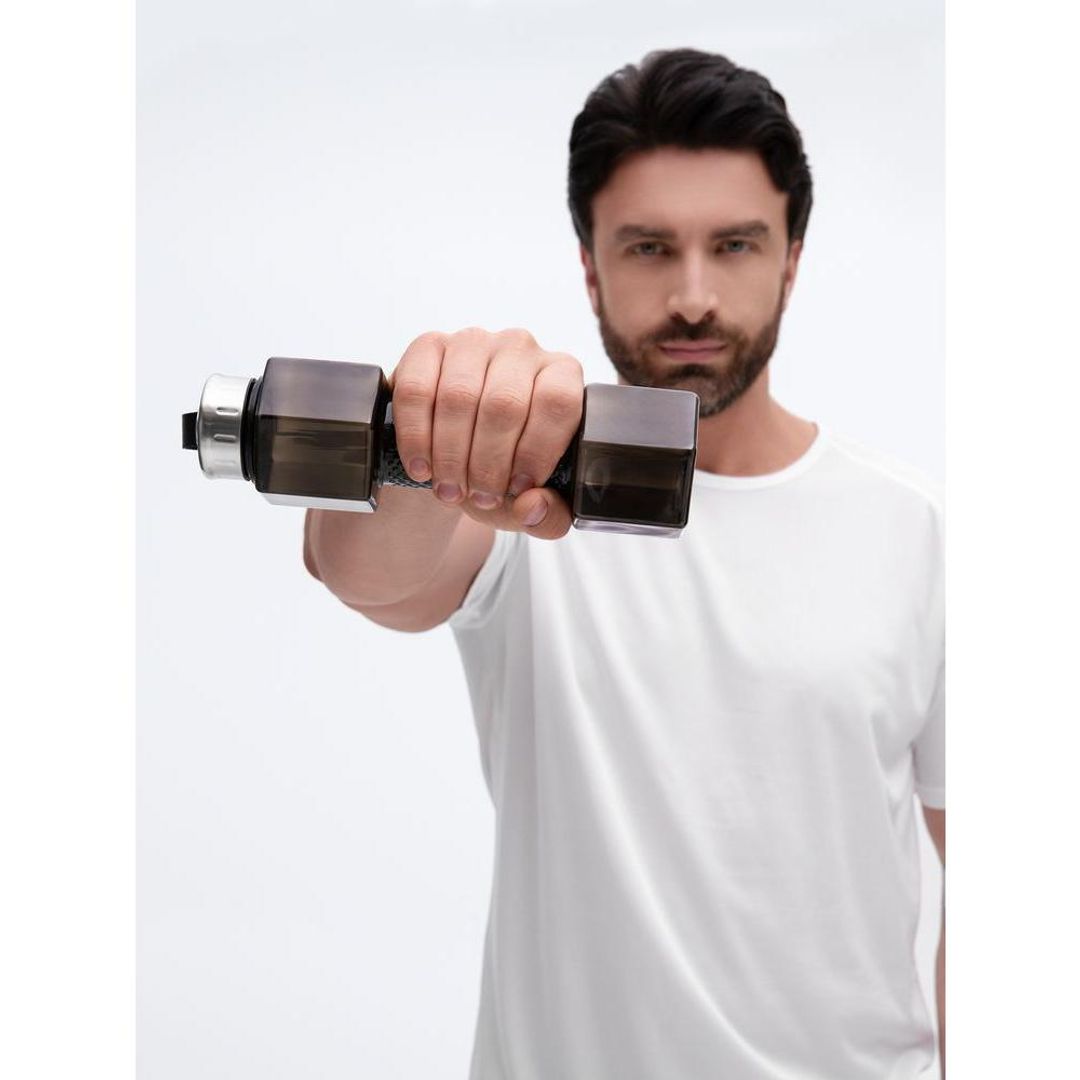 Бутылка для воды Hantelis (черный)