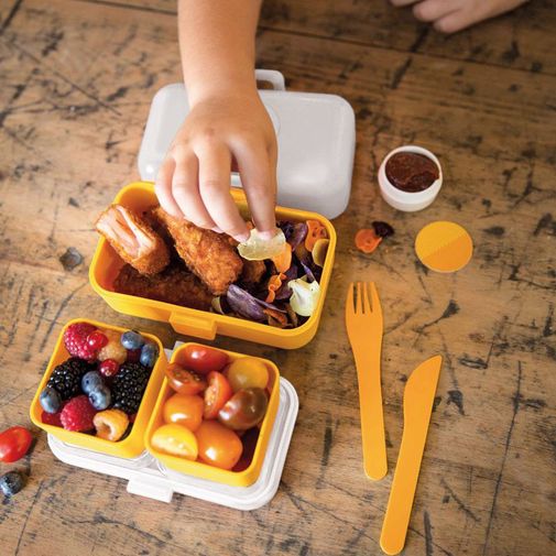 Столовый набор в футляре Monbento Pocket color Столовый набор в футляре Monbento Pocket color