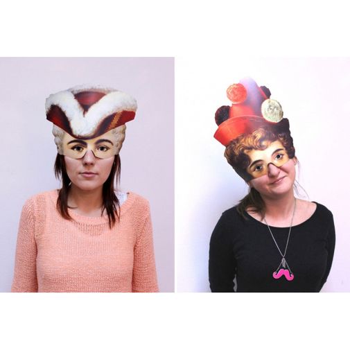 Маски Девичник Ретро (8 шт.)