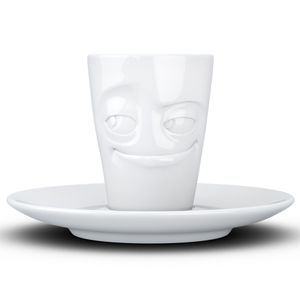 Кофейная чашка с блюдцем Tassen Impish (Белый) (Белый)