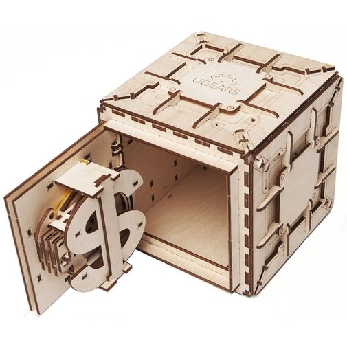 Механический 3D Пазл Ugears Сейф С кодовым замком