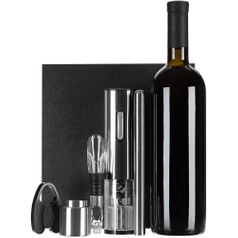 Винный набор Wine Diesel (Серебристый)