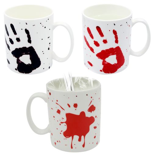 Термокружка Кровавая рука В холодном виде и в нагретом с двух сторон Термокружка Кровавая рука В холодном виде и в нагретом с двух сторон