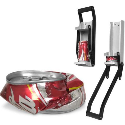 Расплющиватель алюминиевых банок Can Crusher Использование поэтапно