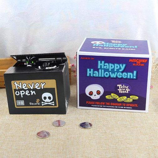 Копилка Скелет Воришка