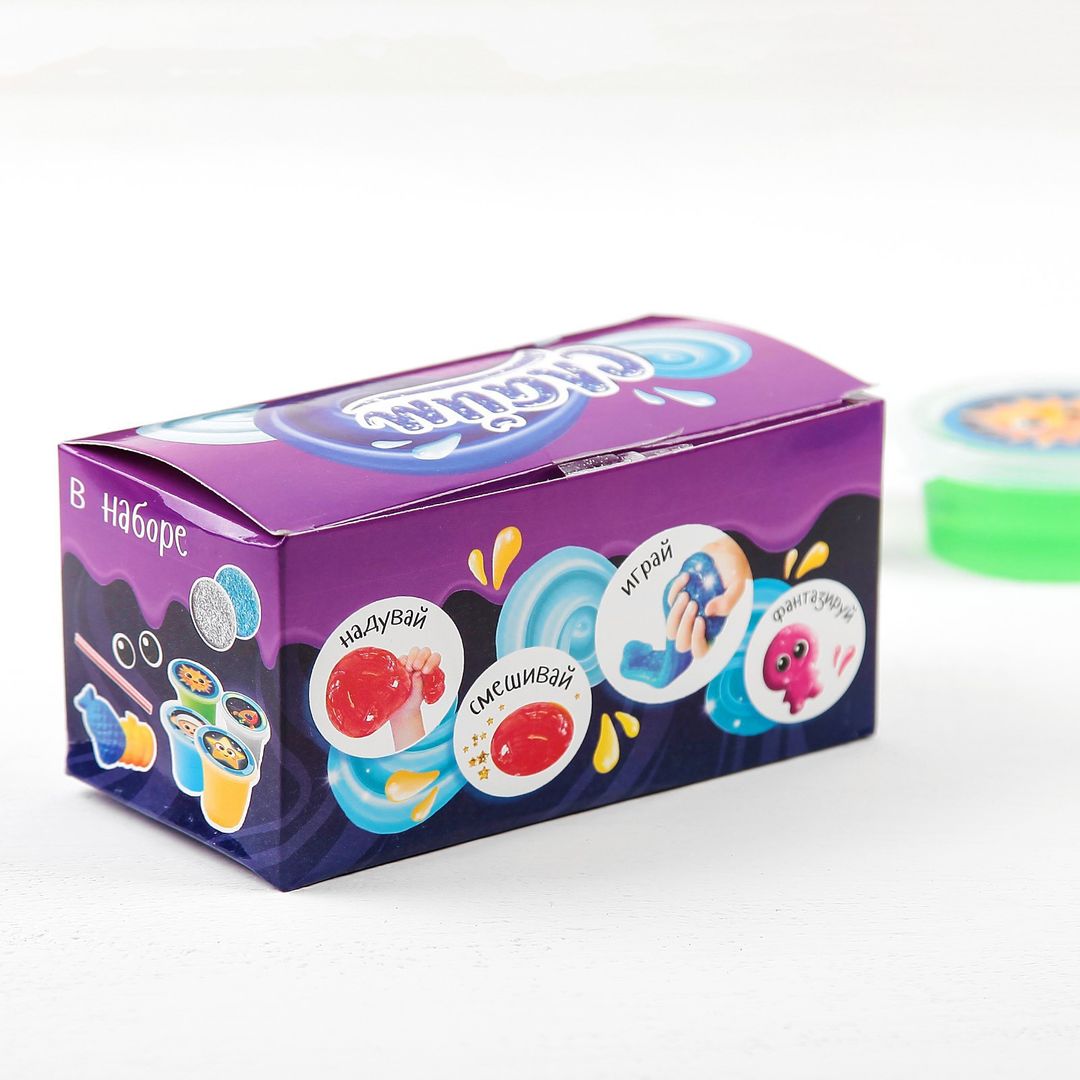 Набор для творчества Слайм с блестками
