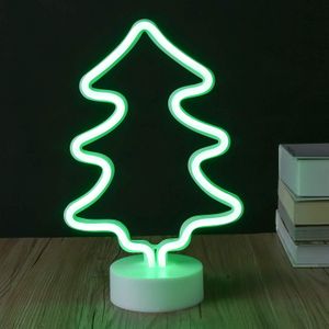 Неоновый светильник Елочка