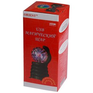USB Плазменный шар со змеей