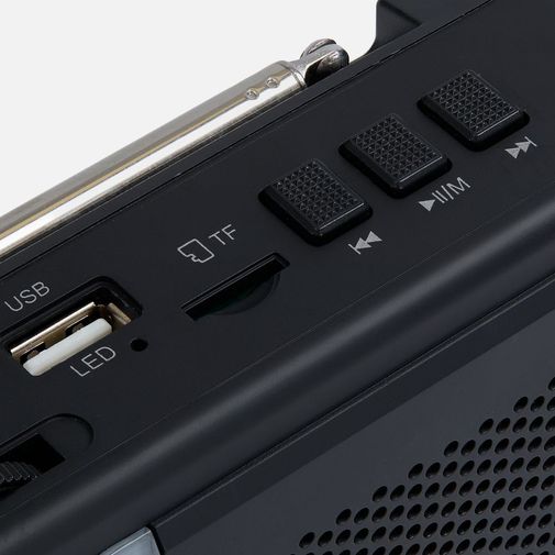 Bluetooth-колонка с радио Comradio (черный)