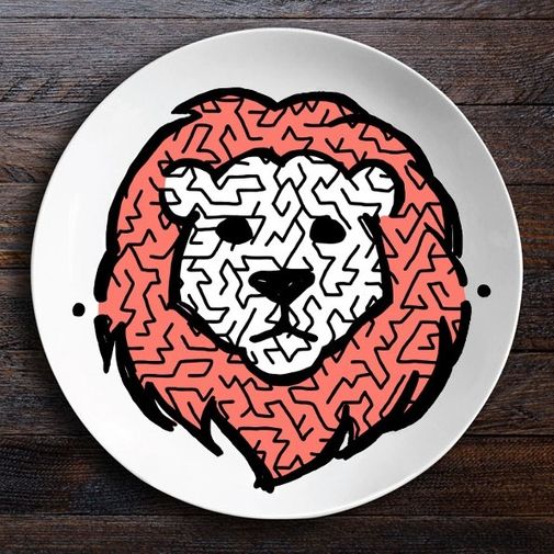 Набор тарелок лабиринтов ЗооЛаб