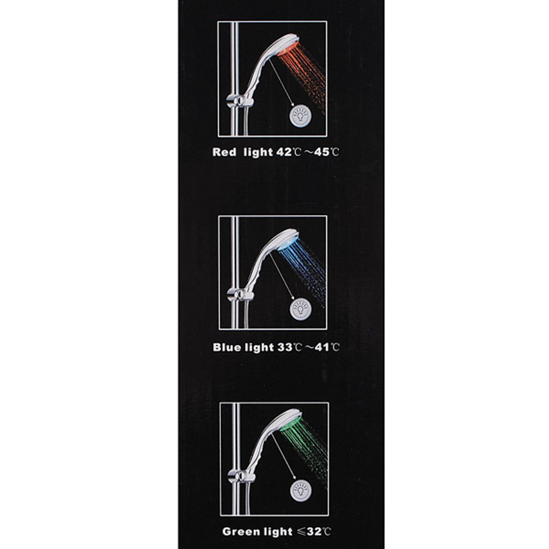 Светящаяся насадка на душ 7 цветов Светящаяся насадка на душ 7 цветов