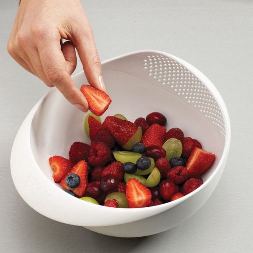 Миска-дуршлаг 2-в-1 Prep & Serve (большая) Миска-дуршлаг 2-в-1 Prep & Serve (большая)