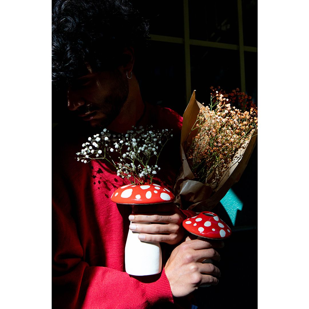 Ваза для цветов Amanita (15 см)