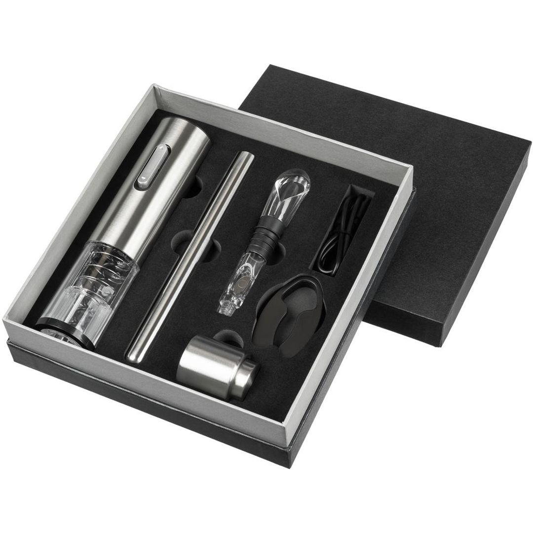 Винный набор Wine Diesel (Серебристый) Винный набор Wine Diesel (Серебристый)